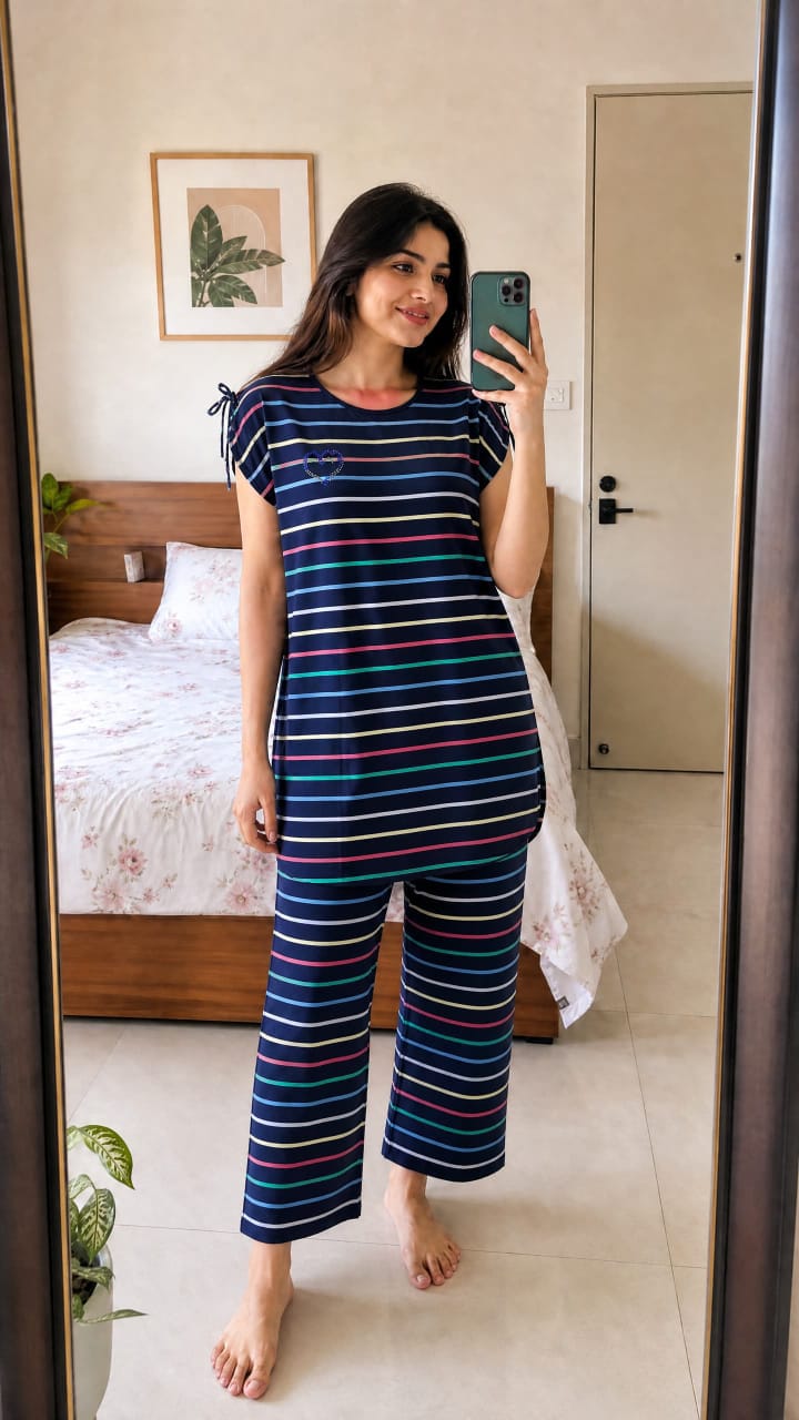 Cotton Tshirt and Pant Set