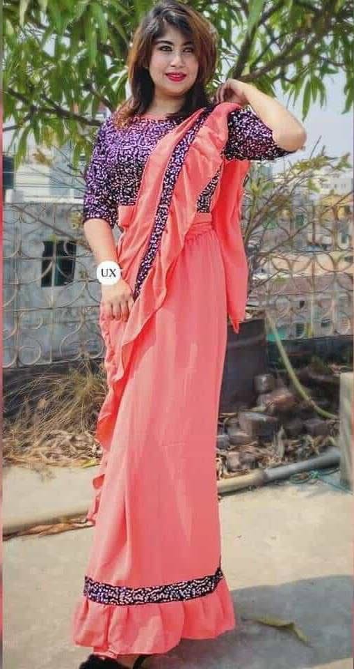 Readymade Sharee With Blouse Piece